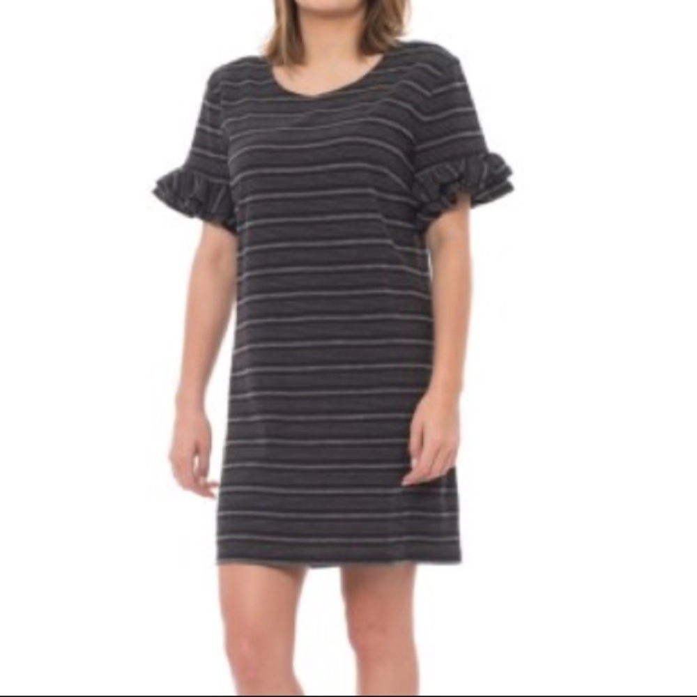 Tabitha Webb Ruffle Sleeve Shift Dress M